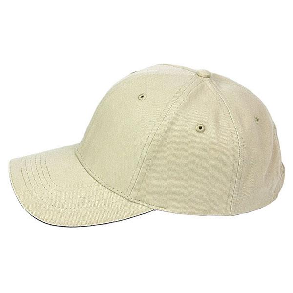 Paramount Apparel Khaki/Navy Contrasting Sandwich Visor Brushed Twill Cap