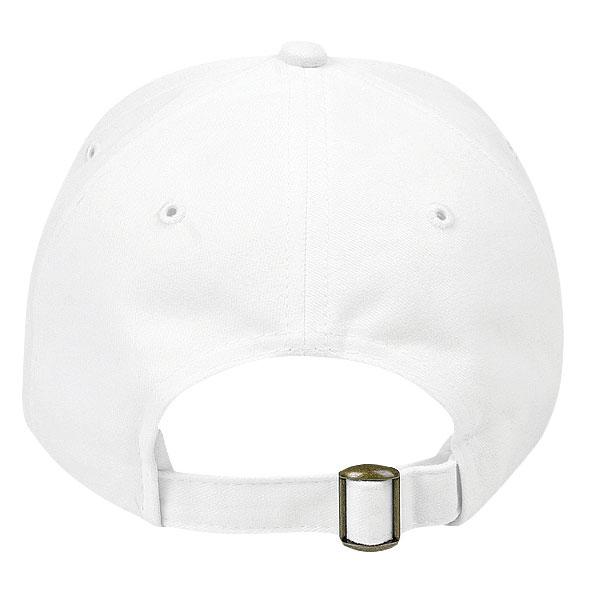 Paramount Apparel White/Black Contrasting Sandwich Visor Brushed Twill Cap
