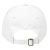 Paramount Apparel White/Black Contrasting Sandwich Visor Brushed Twill Cap