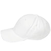 Paramount Apparel White/Black Contrasting Sandwich Visor Brushed Twill Cap
