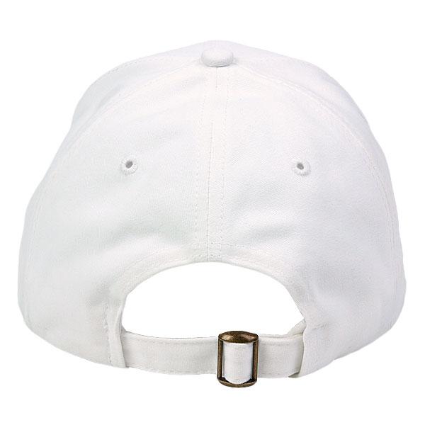 Paramount Apparel White/Navy Contrasting Sandwich Visor Brushed Twill Cap