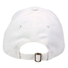 Paramount Apparel White/Navy Contrasting Sandwich Visor Brushed Twill Cap