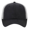 Paramount Apparel Black/Silver Wax Cloth Mesh Cap