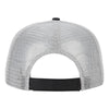 Paramount Apparel Black/Silver Wax Cloth Mesh Cap
