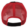 Paramount Apparel Black/Red Caps 101 Two-Tone Mesh Back Cap