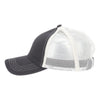 Paramount Apparel Grey/Ivory Caps 101 Two-Tone Mesh Back Cap