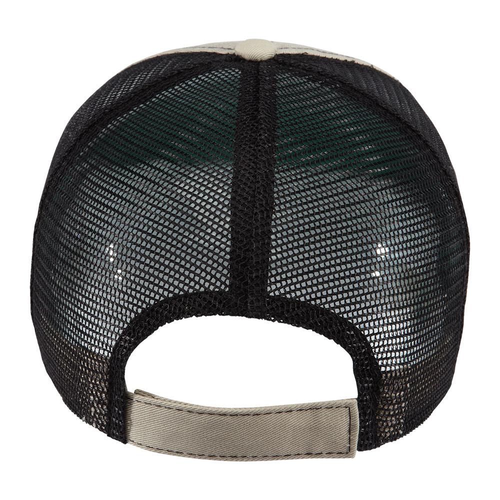Paramount Apparel Light Khaki/Black Caps 101 Two-Tone Mesh Back Cap