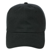 Paramount Apparel Black Caps 101 Unstructured Jockey Brushed Twill Cap