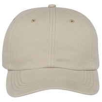 Paramount Apparel Khaki Caps 101 Unstructured Jockey Brushed Twill Cap