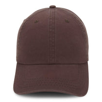 Paramount Apparel Dark Brown Caps 101 Garment Washed Cap
