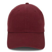 Paramount Apparel Dark Red Caps 101 Garment Washed Cap