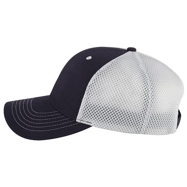 Paramount Apparel Navy/White Structured Cotton Twill Cap