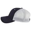 Paramount Apparel Navy/White Structured Cotton Twill Cap