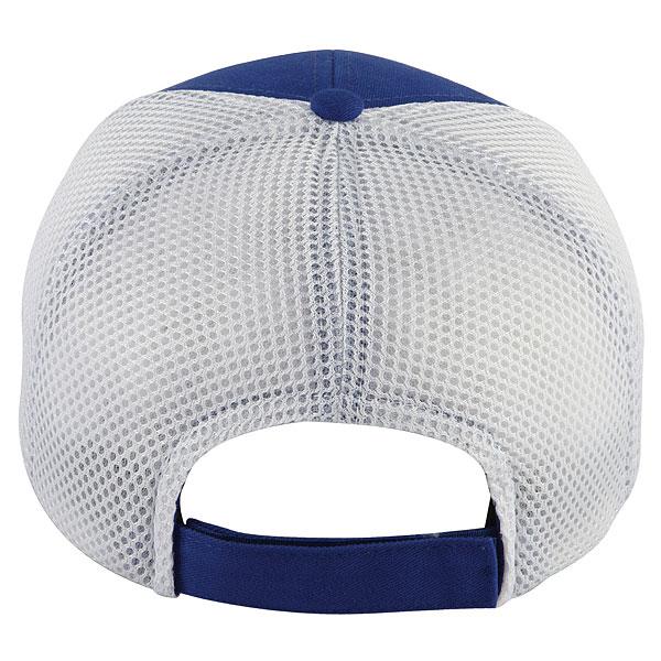 Paramount Apparel Royal/White Structured Cotton Twill Cap