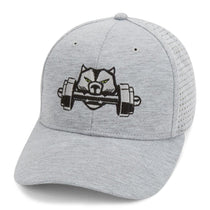 Paramount Apparel Grey Heather Perforated Jersey Cap