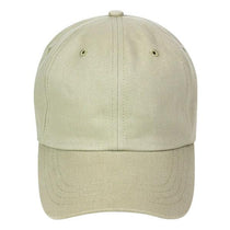 Paramount Apparel Khaki Unstructured Brushed Twill Cap