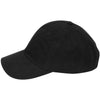 Paramount Apparel Black Brushed Twill Velcro Cap