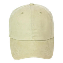Paramount Apparel Khaki Brushed Twill Velcro Cap