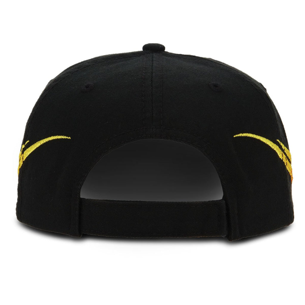 Paramount Apparel Black Extreme Flames Cap
