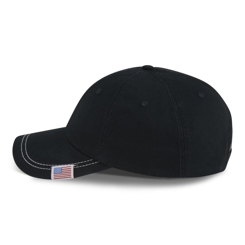 Paramount Apparel Navy Patriotic Garment Washed Cap