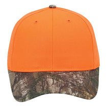Paramount Apparel Flame/Realtree Xtra Brown Flame Orange and Camo Cap