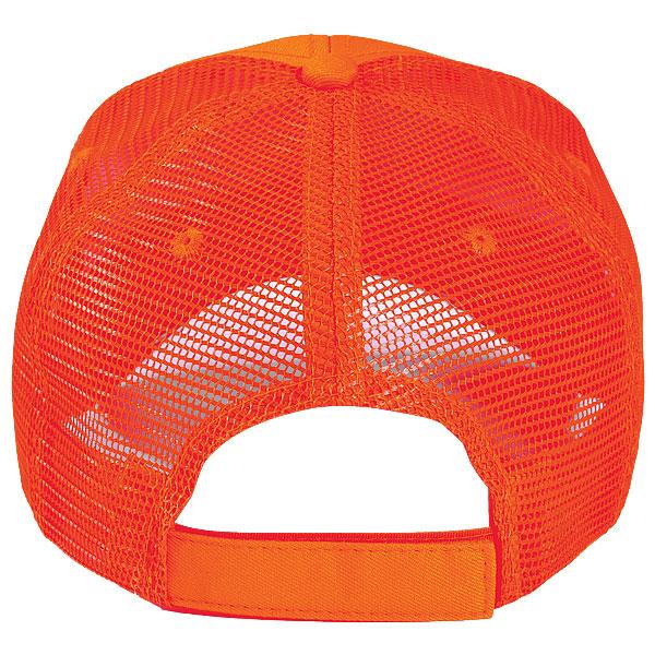 Paramount Apparel Flame Orange Flame Orange and Mesh Cap