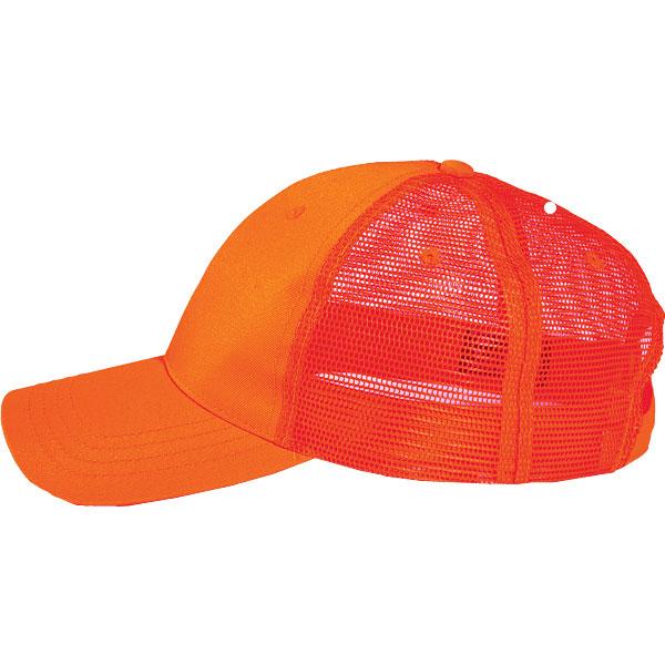 Paramount Apparel Flame Orange Flame Orange and Mesh Cap