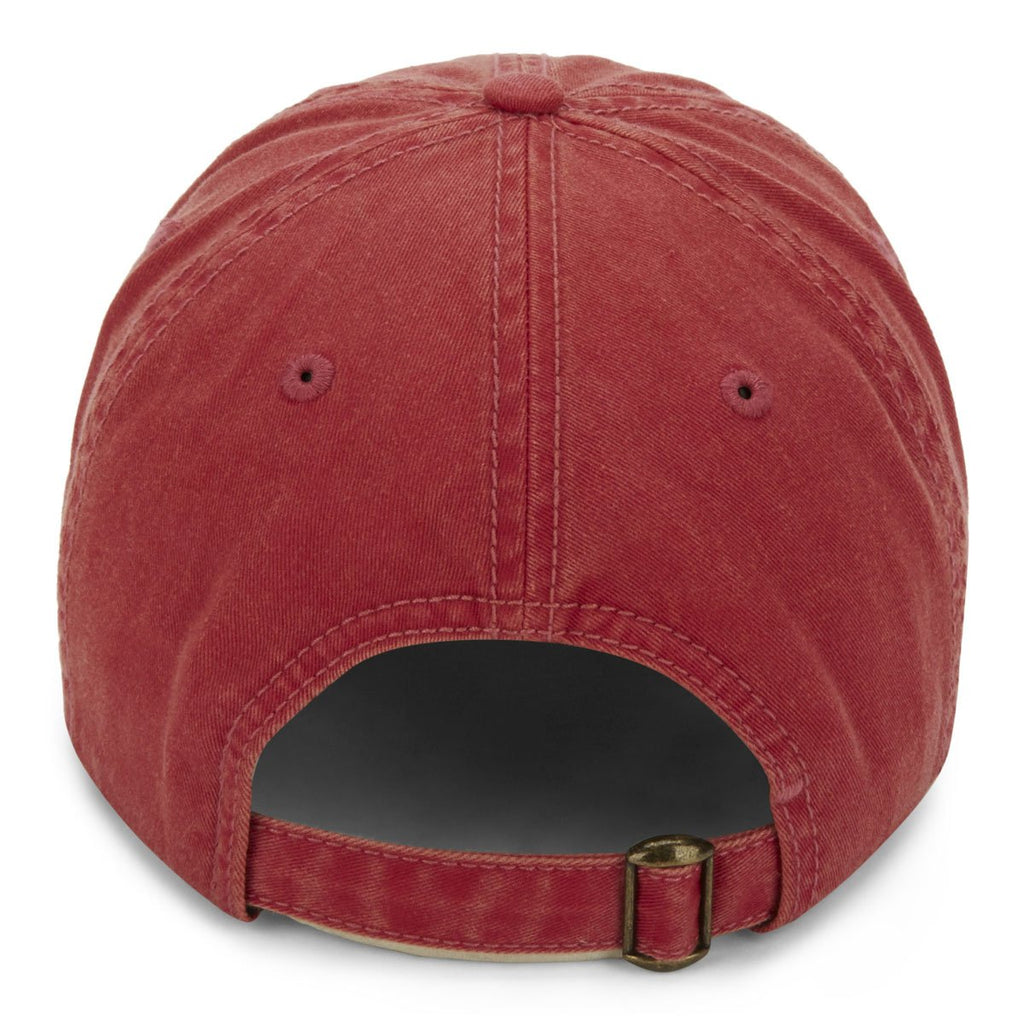 Paramount Apparel Red Pigment Washed Cap