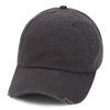 Paramount Apparel Charcoal Distressed Cap