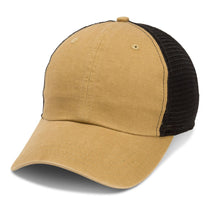 Paramount Apparel Wheat/Black Pigment Washed Soft Mesh Cap