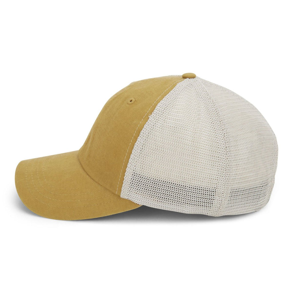 Paramount Apparel Wheat/Stone Pigment Washed Soft Mesh Cap