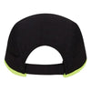 Paramount Apparel Black/Fluorescent Yellow Performance Runner Cap