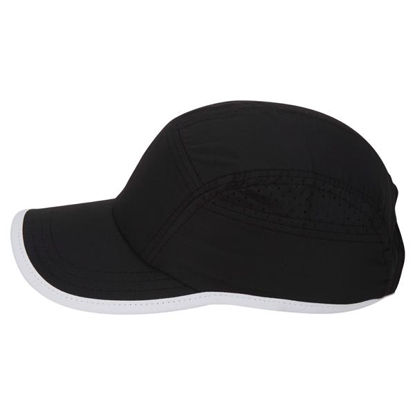 Paramount Apparel Black/White Performance Runner Cap