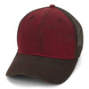 Paramount Apparel Cardinal/Cigar Dirty Washed Mesh Cap