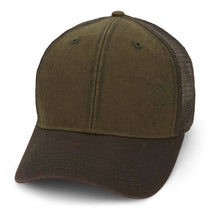 Paramount Apparel Earth Olive/Cigar Dirty Washed Mesh Cap