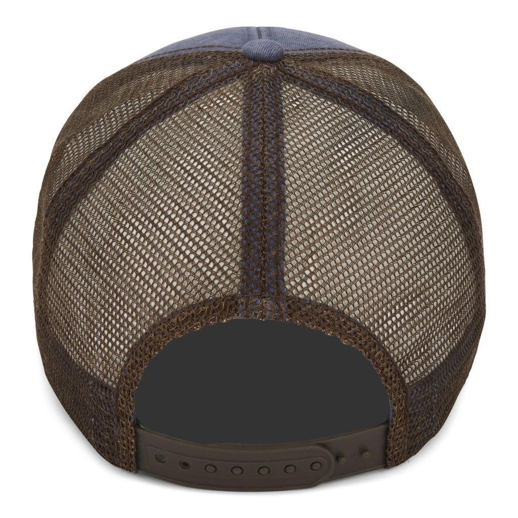 Paramount Apparel Marlin/Cigar Dirty Washed Mesh Cap