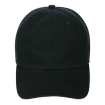 Paramount Apparel Black/White Contrasting Sandwich Visor Garment Washed Cap
