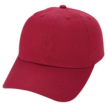 Paramount Apparel Red Premium Lightweight Cotton Twill Cap