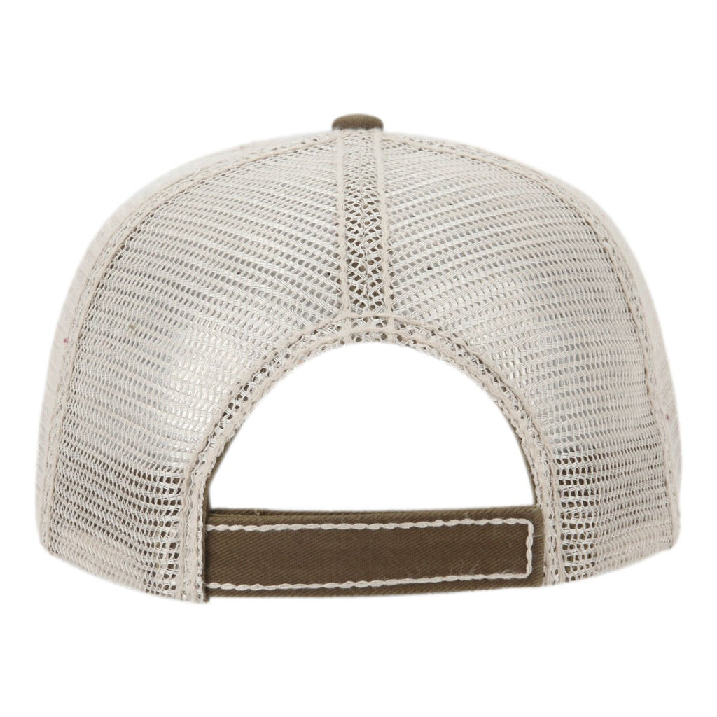 Paramount Apparel Earth Olive/Ivory Heavy Washed Cap