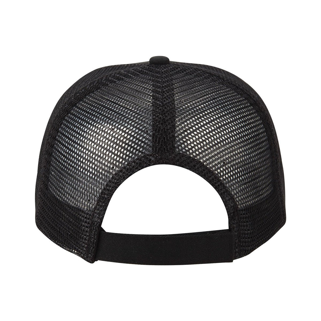 Paramount Apparel Black Garment Washed Mesh Cap