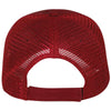 Paramount Apparel Dark Red Garment Washed Mesh Cap