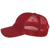 Paramount Apparel Dark Red Garment Washed Mesh Cap