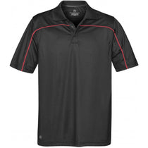Stormtech Men's Black/Scarlet Velocity Sport Polo