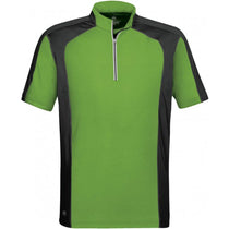Stormtech Men's Treetop Green/Black Odyssey Zip Polo