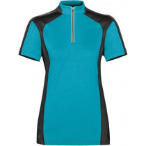 Stormtech Women's Electric Blue/Black Odyssey Zip Polo