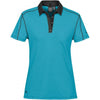Stormtech Women's Electric Blue/Black Odyssey Performance Polo