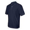 IZOD Men's Chrome Navy Performance Poly Pique Polo