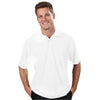 IZOD Men's White Performance Poly Pique Polo