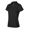 IZOD Women's Black Performance Poly Pique Polo