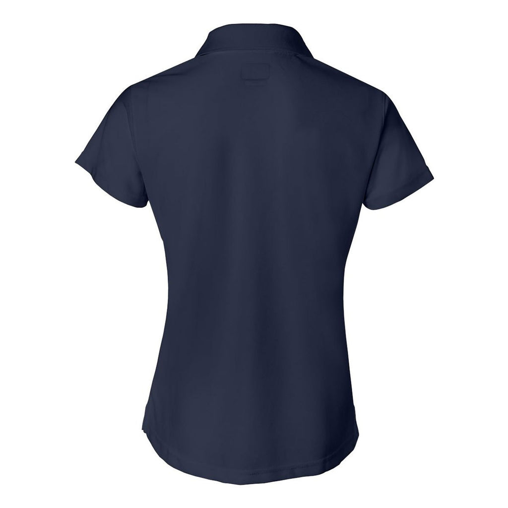 IZOD Women's Chrome Navy Performance Poly Pique Polo